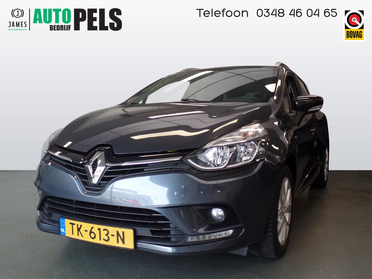 Renault Clio Estate - 0.9 TCe Limited 0.9 TCe Limited, Navigatie, Airco, Elek ramen/spiegels, Cruise controle, Lm velgen 15'', P - AutoWereld.nl