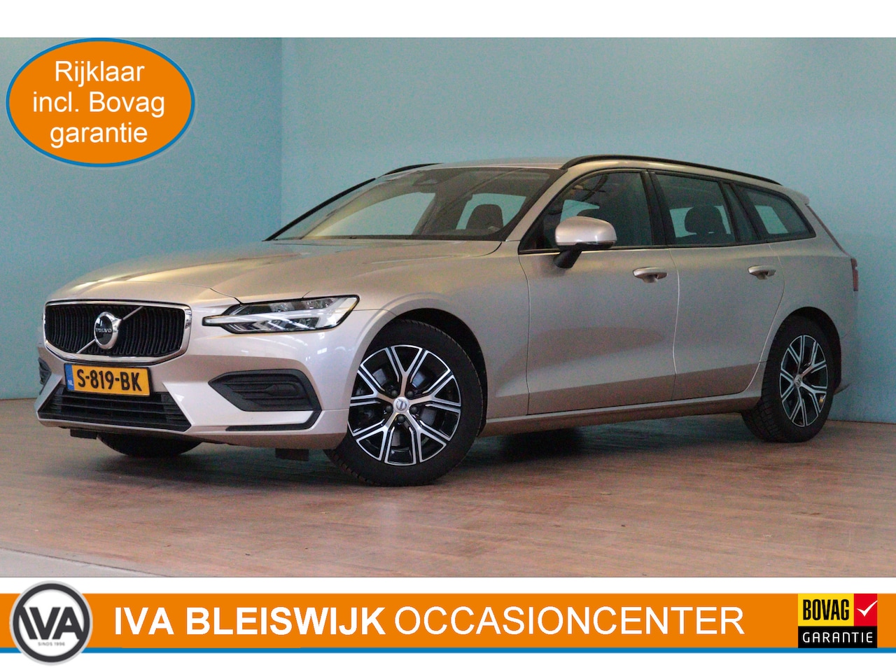 Volvo V60 - 2.0 B3 Essential Automaat | NAVI | CAMERA + PDC | CRUISE | STUUR / STOELVERW V+A | TREKHAA - AutoWereld.nl