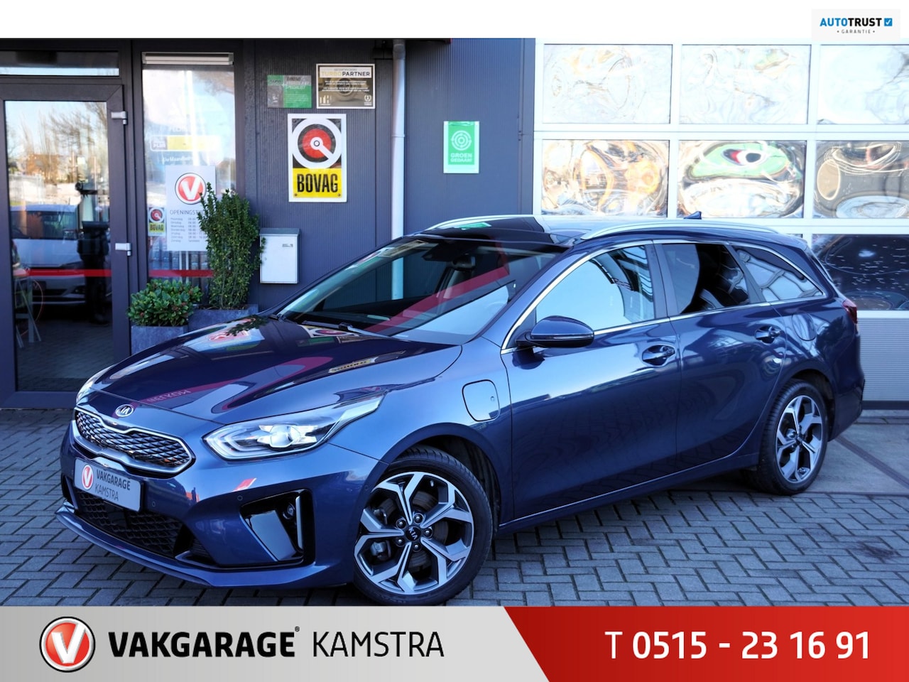 Kia Cee'd Sportswagon - Ceed 1.6 GDI PHEV E.L. Pano/Leder/DAB+/Navi - AutoWereld.nl