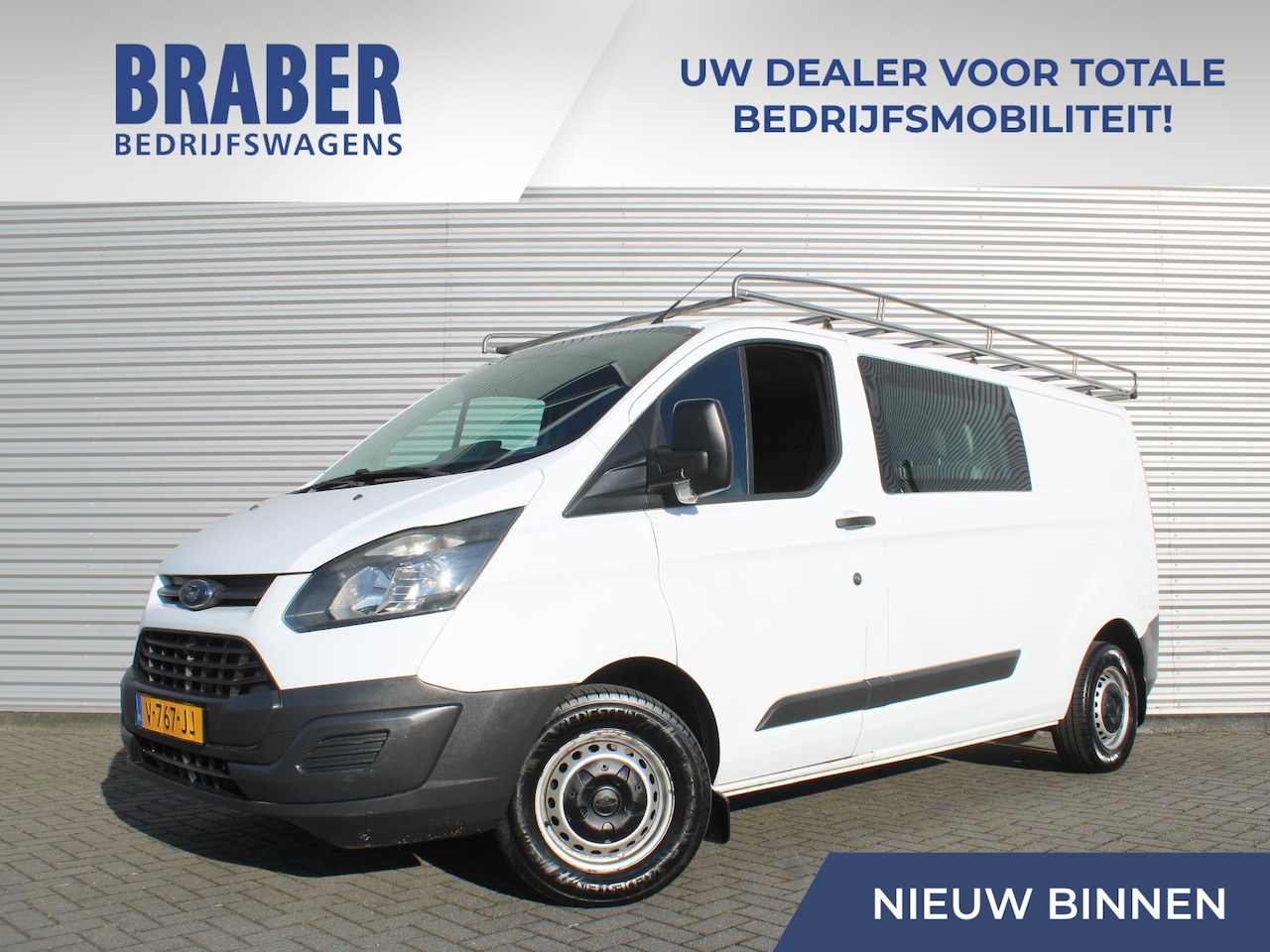 Ford Transit Custom - 290 2.0 TDCI L2H1 Economy Edition | Meeneemprijs! | Trekhaak | Dubbele cabine | Imperiaal - AutoWereld.nl