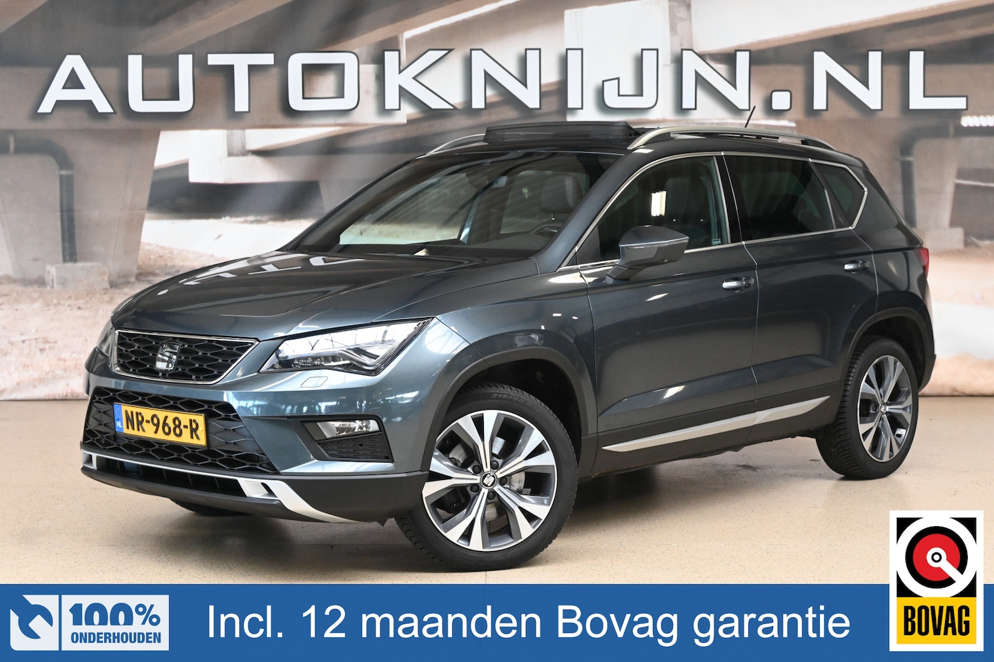 SEAT Ateca - 1.4 TSI 150pk Xcellence | NL-auto | Panoramadak | Trekhaak | 100% (Dealer) onderhouden lab - AutoWereld.nl