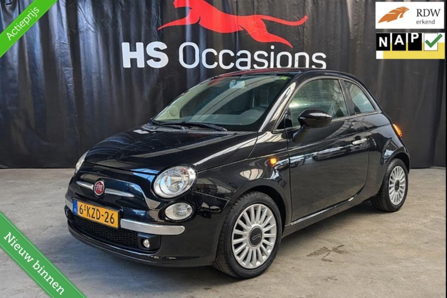 Fiat 500 - 0.9 TwinAir 0.9 TwinAir, AIRCO,LAGE KM, PANO,PARKEER SENSOREN - AutoWereld.nl