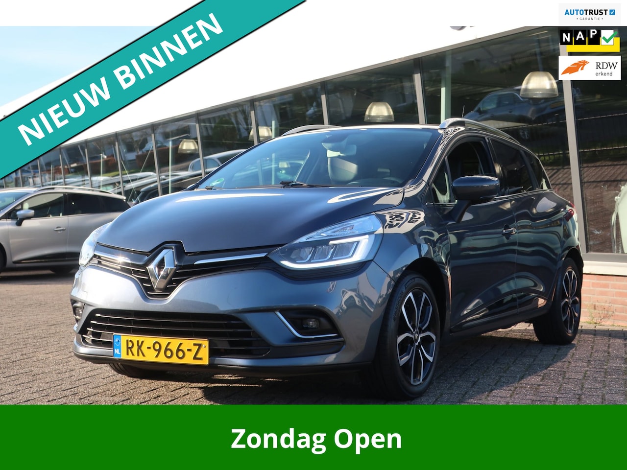 Renault Clio Estate - 0.9 TCe Intens 1e EIG_FULL LED_CRUIS_NAVI_KEYLESS_PDC _NAP. - AutoWereld.nl