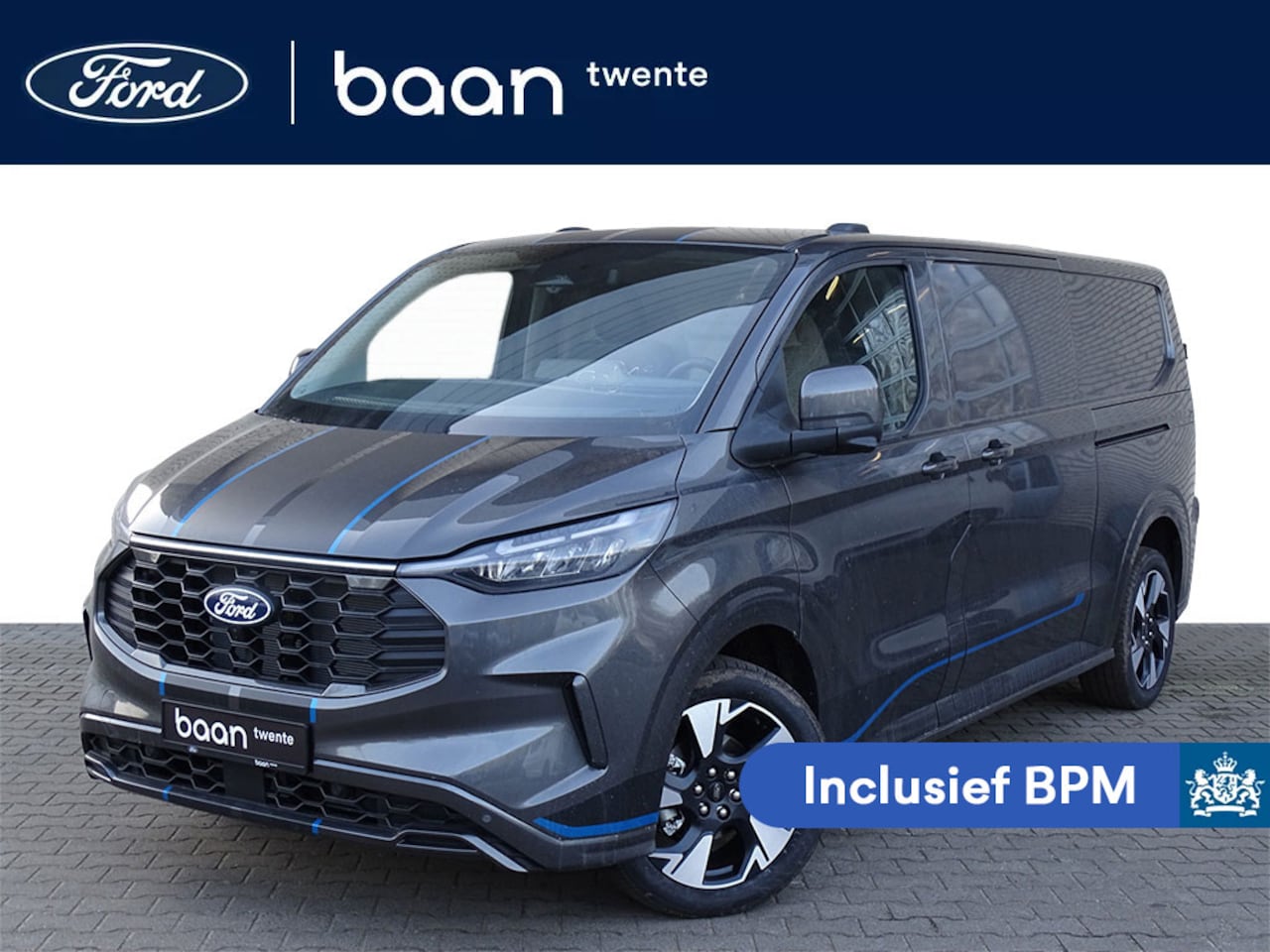 Ford Transit Custom - 320 L2H1 2.0 TDCI 170pk Sport Automaat | 360 Camera | Adaptieve Cruise. | Half Leder | Weg - AutoWereld.nl
