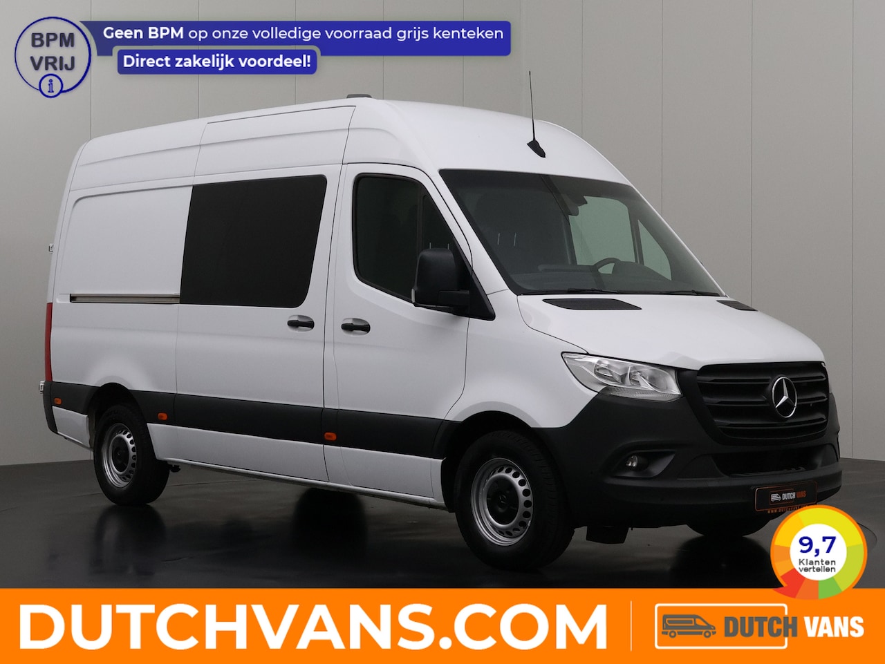 Mercedes-Benz Sprinter - 317CDi Automaat L2H2 | Navigatie | Camera | 3-Zits | Airco | Cruise - AutoWereld.nl