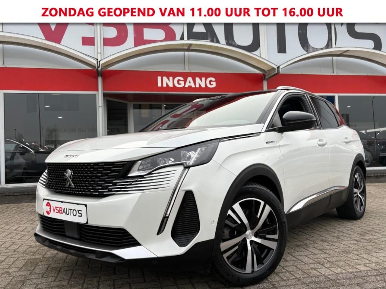 Peugeot 3008 - 1.6 HYBRID 225PK PHEV GT AUT. PANO-DAK NAVI CAMERA CARPLAY AIRCO LMV PDC - AutoWereld.nl