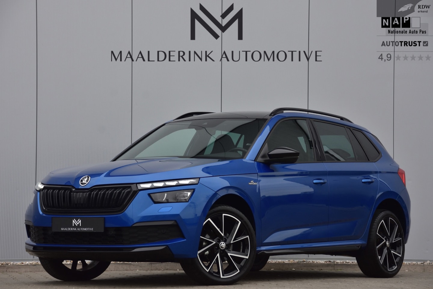 Skoda Kamiq - 1.0 TSI Automaat Monte Carlo Panodak, Trekhaak uitkl., Camera, App-Connect, Stoelverwarmin - AutoWereld.nl