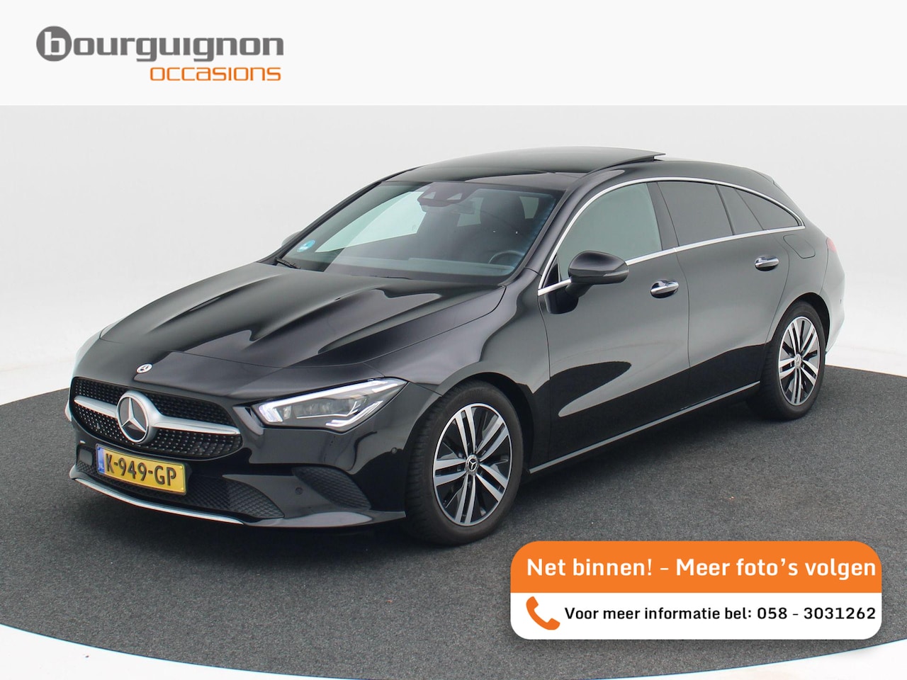 Mercedes-Benz CLA-klasse Shooting Brake - 180 136 PK Business Solution Luxury | Trekhaak | Panoramadak | Climatronic | Stoel Verwarm - AutoWereld.nl