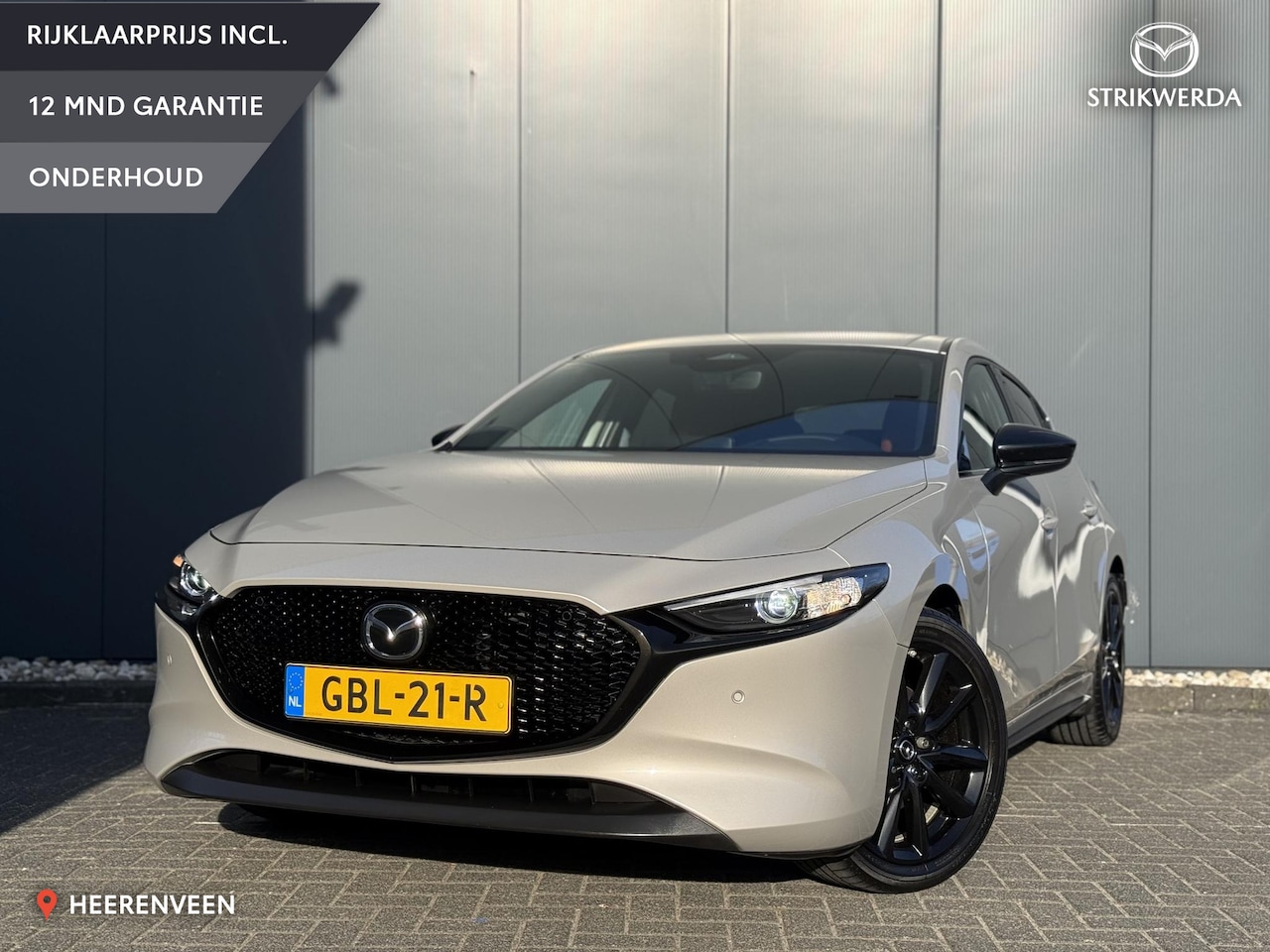 Mazda 3 - 2.0 e-SkyActiv-X M Hybrid 186 Nagisa Memory | HUD | Bose - AutoWereld.nl