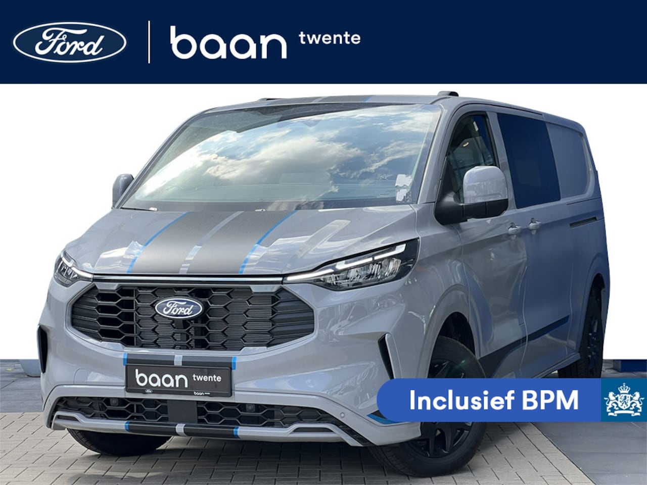 Ford Transit Custom - 320 2.0 TDCI L2H1 170 PK Sport Automaat | Dubbel Cab. | 5-zits | 19 Inch | Trekh. wegkl. | - AutoWereld.nl
