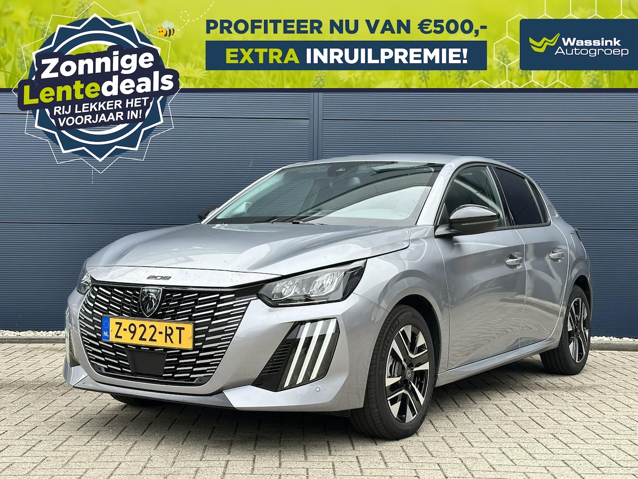 Peugeot 208 - 1.2 Hybrid 100 e-DCS6 Allure I WINTERSALE | DAB I Cruise I Camera I Carplay I Navigatie I - AutoWereld.nl