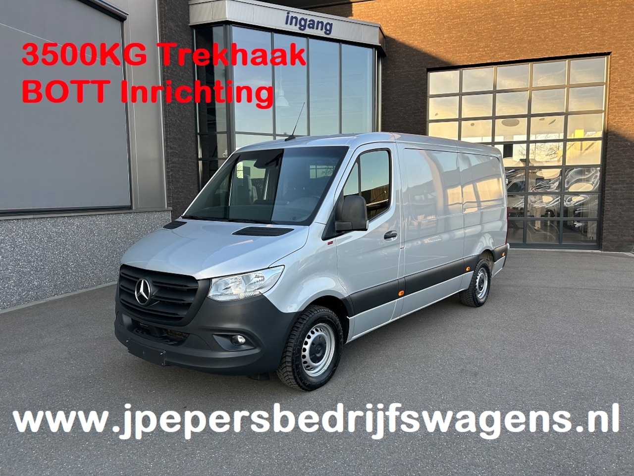 Mercedes-Benz Sprinter - 315 CDI RWD L2 H1 BOTT Inrichting / 3500KG Trekhaak / MBUX 10.25 / Navigatie / Cruise cont - AutoWereld.nl