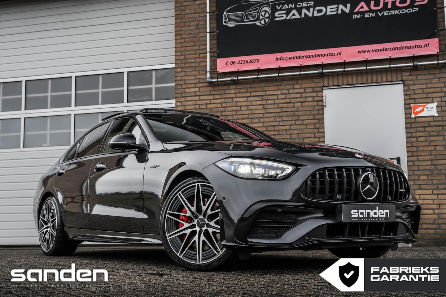 Mercedes-Benz C-klasse - AMG 43 4MATIC |Pano|360|Burmester|Memory|AMG Styling - AutoWereld.nl