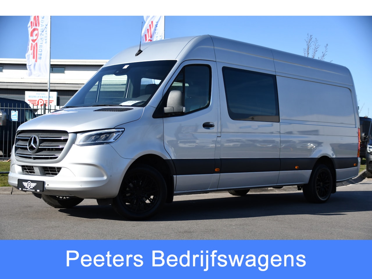 Mercedes-Benz Sprinter - 319 V6 3.0 CDI L2H2 DC PB Edition 360 Camera, Adaptieve Cruise, Carplay, 10,5'' Mbux, LED, - AutoWereld.nl