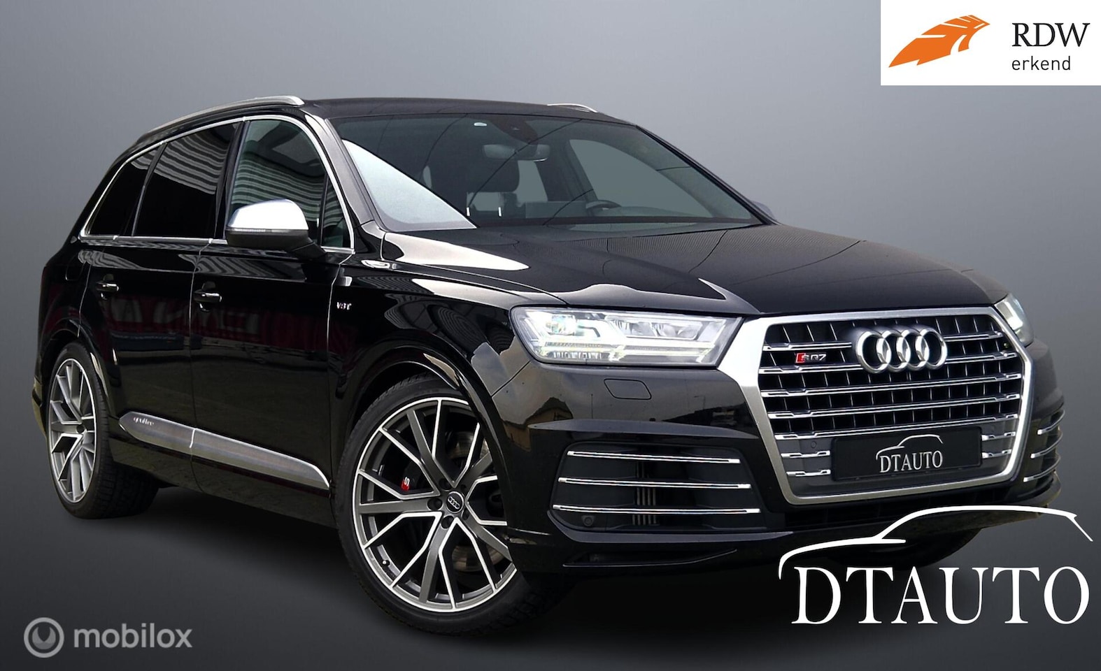 Audi SQ7 - Audi 4.0 Audi SQ7 4.0 TDI Quattro Pro Line + Led Virtual Cockpit Grijs Kenteken - AutoWereld.nl