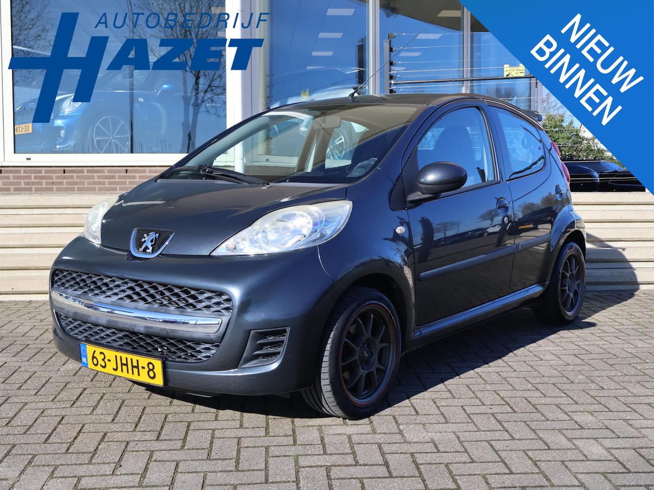 Peugeot 107 - 1.0-12V 5-DEURS *44.205 KM* 1e EIGENAAR + AIRCO | LMV | ANDROID SCHERM | SPOILER - AutoWereld.nl