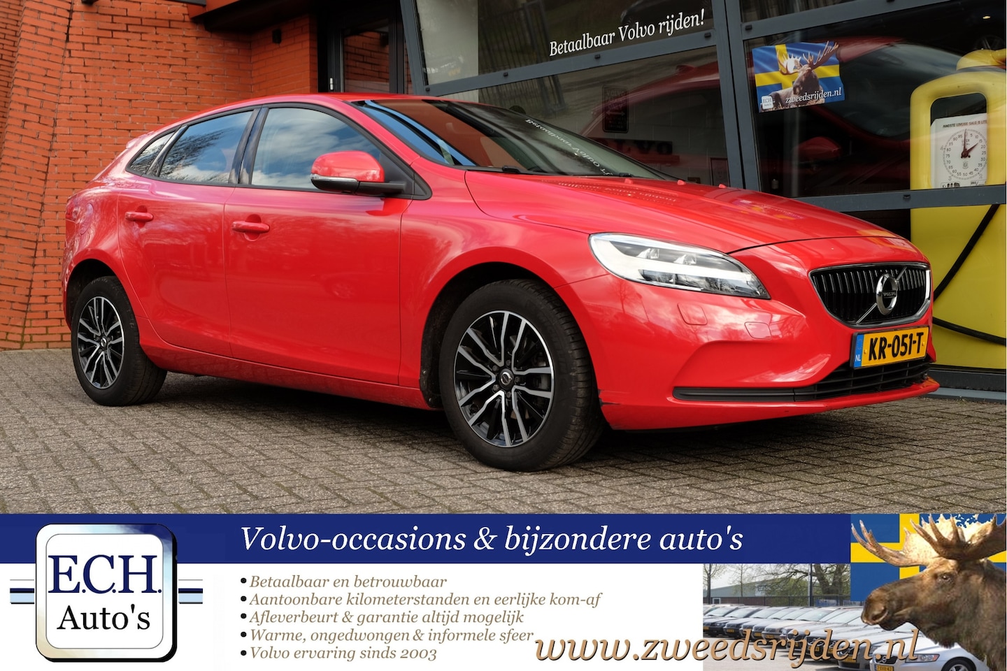 Volvo V40 - 2.0 D2 Nordic 2.0 D2 120 pk Nordic+, Navi, Stoelverwarming - AutoWereld.nl
