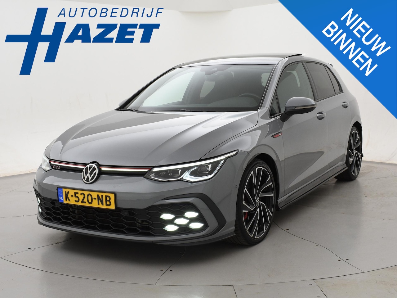 Volkswagen Golf - 2.0 TSI GTI 245 PK + PANORAMA | MOONSTONE GREY | SFEERVERL. | CAMERA | ACC | 19 INCH | STU - AutoWereld.nl