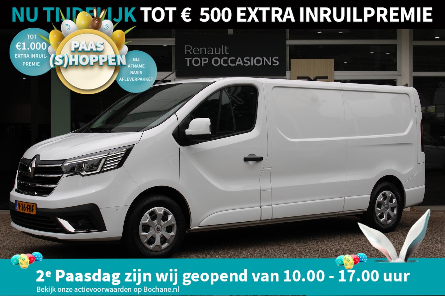 Renault Trafic E-Tech - T29 L2H1 Comfort 52 kWh Passagiers airbag | EASY LINK navigatiesysteem met 8" touchscreen - AutoWereld.nl