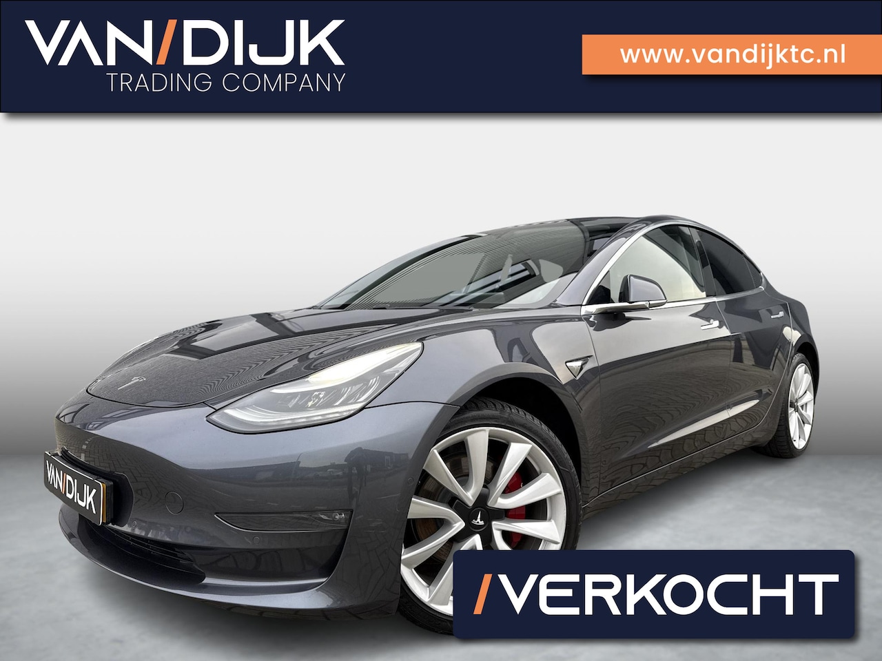 Tesla Model 3 - Long Range RWD Long Range RWD 75 kWh ✓SOH 88.3% ✓Autopilot ✓Panoramadak ✓Vol Leder ✓360º Camera ✓Stoelver - AutoWereld.nl