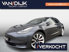 Tesla Model 3 - Long Range RWD 75 kWh ✓SOH 88.3% ✓Autopilot ✓Panoramadak ✓Vol Leder ✓360º Camera ✓Stoelver