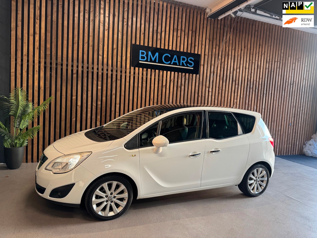 Opel Meriva - 1.4 Turbo Cosmo Airco, parkeersensoren - AutoWereld.nl