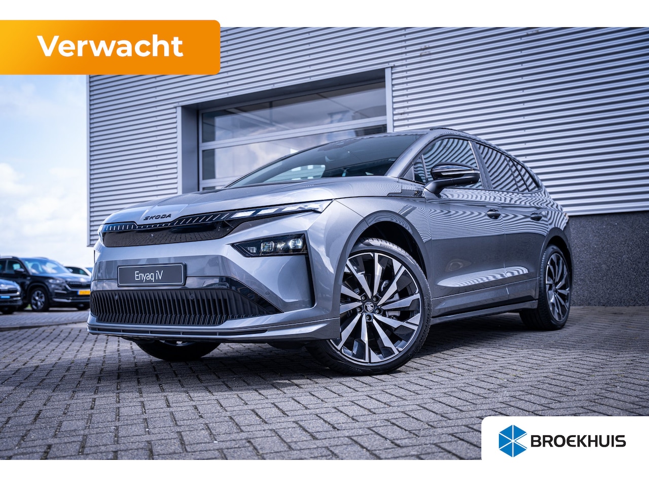 Skoda Enyaq iV - Sportline | Chrome interieur accenten | Driving mode select | LED interieurverlichting inc - AutoWereld.nl