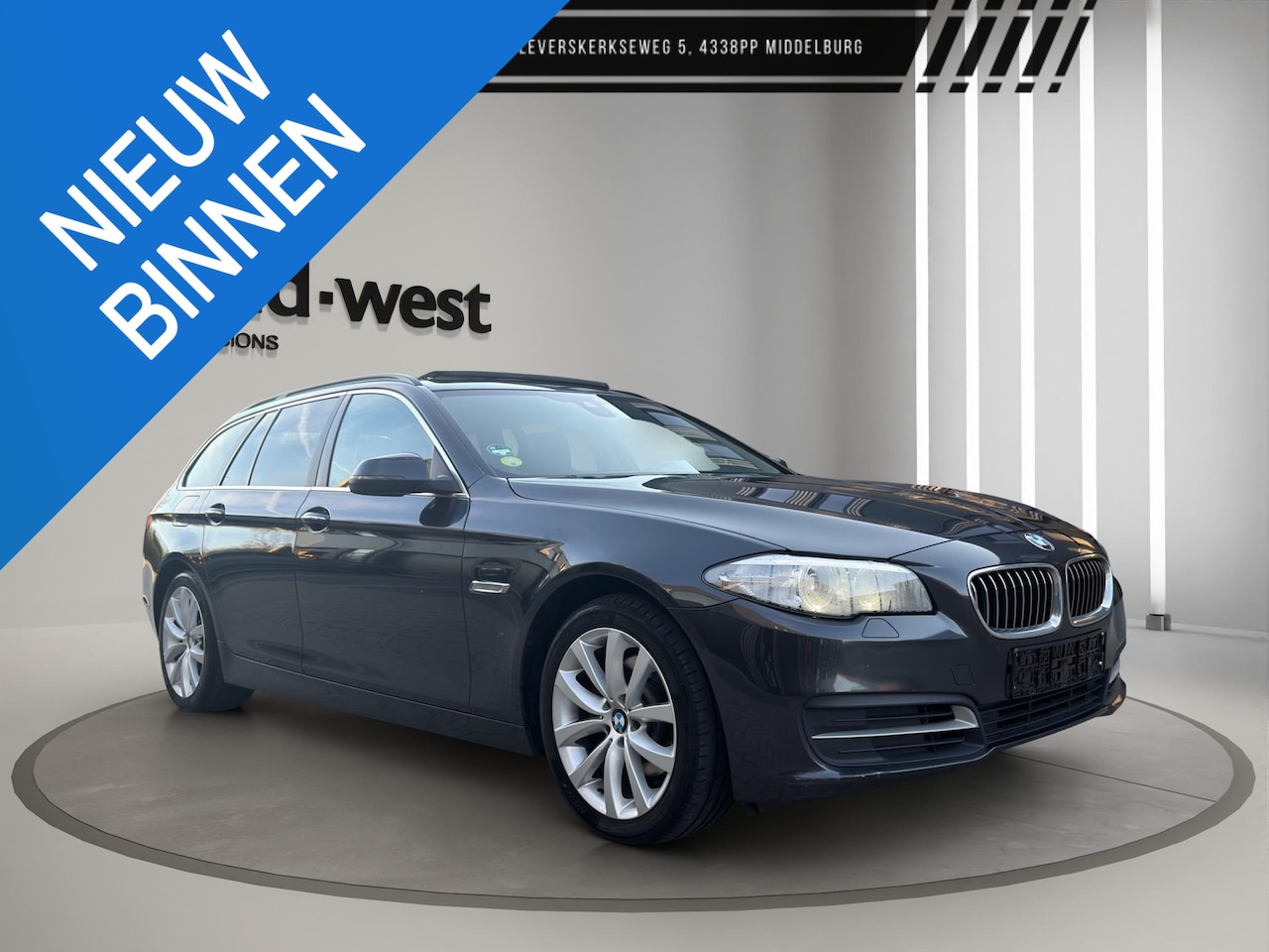 BMW 5-serie Touring - 518 D Pano Memory Head UP - AutoWereld.nl