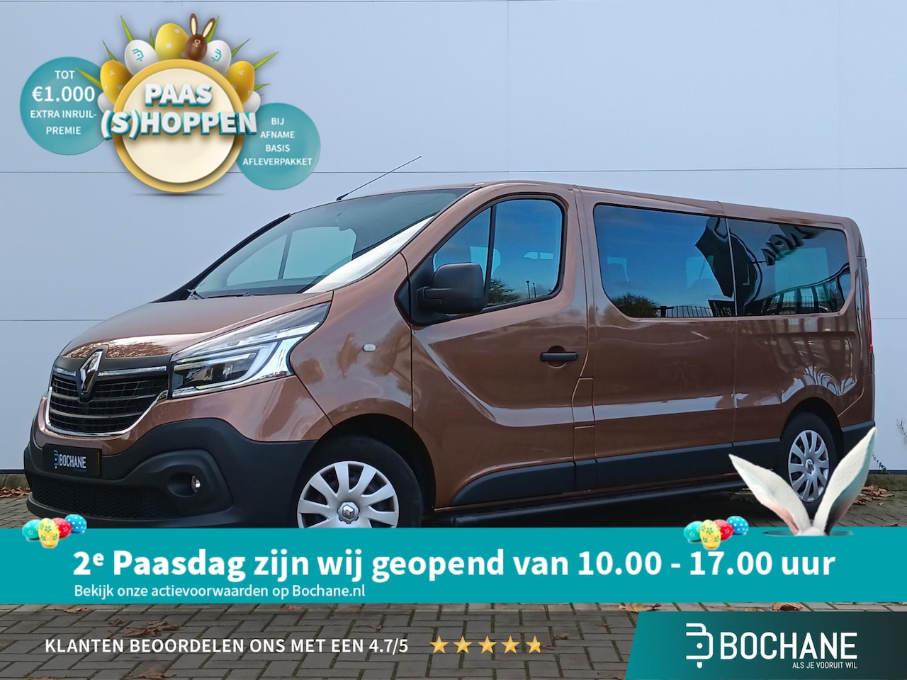 Renault Trafic Passenger - 2.0 dCi 120 Grand Zen | Trekhaak | 9-Persoons | Navigatie | Parkeersensoren | Cruise Contr - AutoWereld.nl