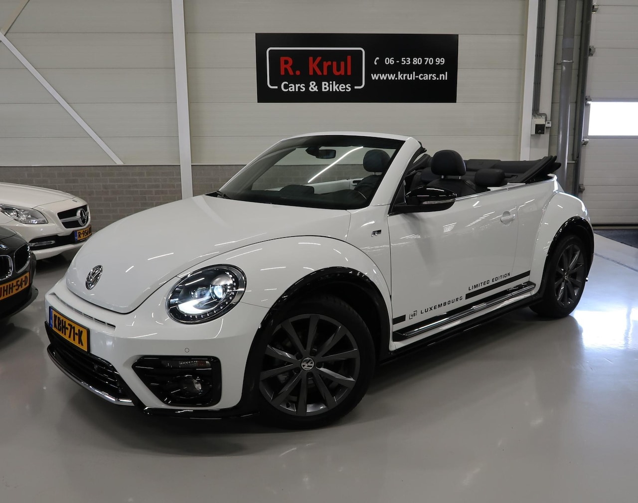 Volkswagen Beetle Cabriolet - 1.4 TSI R-Line Limited Edition 05/70 R-Line Xenon Leer App connect Navigatie Camera Automa - AutoWereld.nl