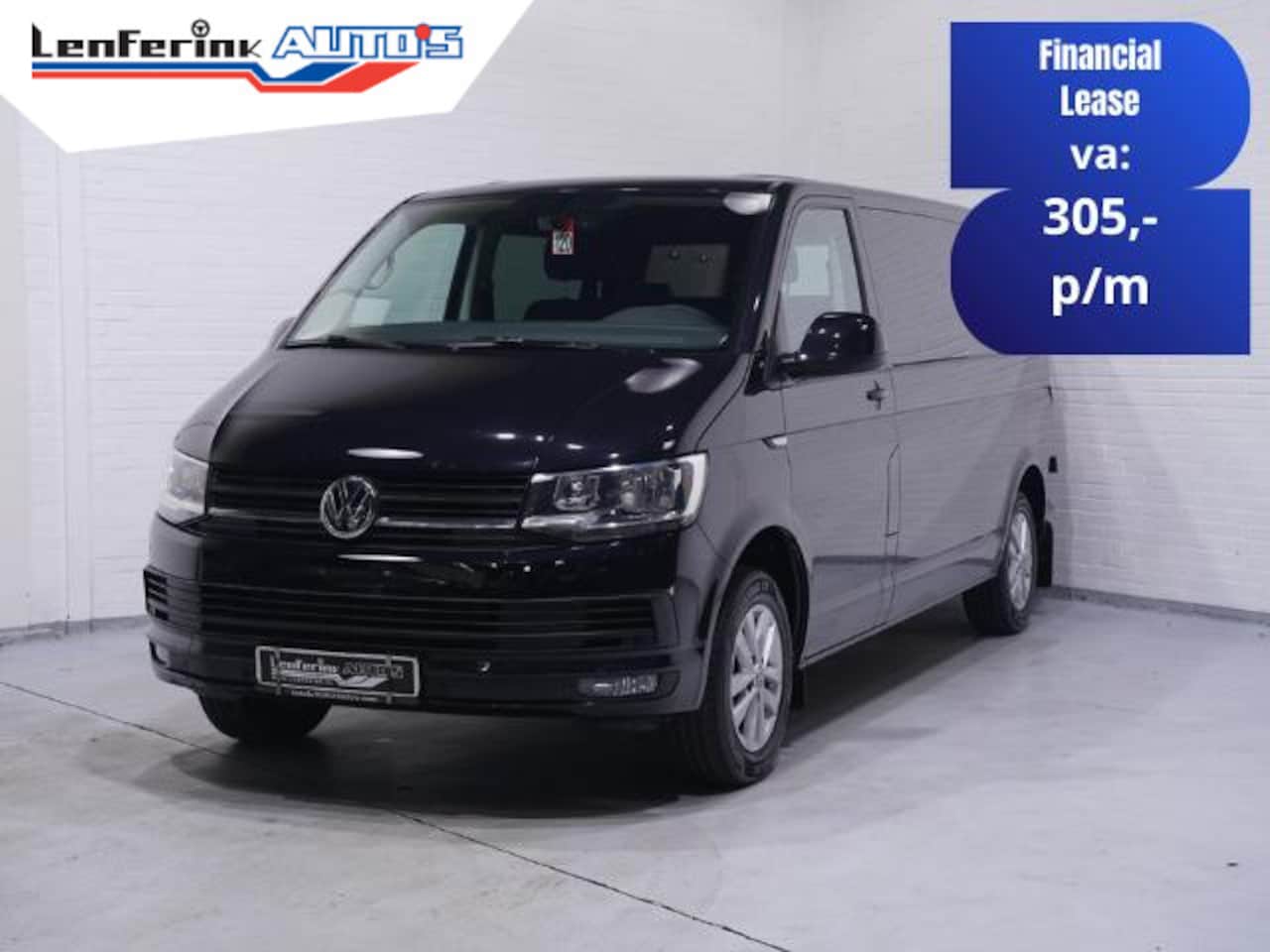Volkswagen Transporter - 2.0 TDI 150 pk Dubbel Cabine DSG Aut. Navi, Trekhaak 2.500 kg, 16" LMV, PDC V+A, 5-Zits - AutoWereld.nl