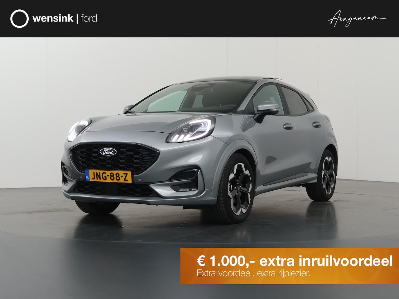 Ford Puma - 1.0 EcoBoost Hybrid ST-Line X | Trekhaak | Facelift | Panoramadak | Winterpack | Cruise Co - AutoWereld.nl