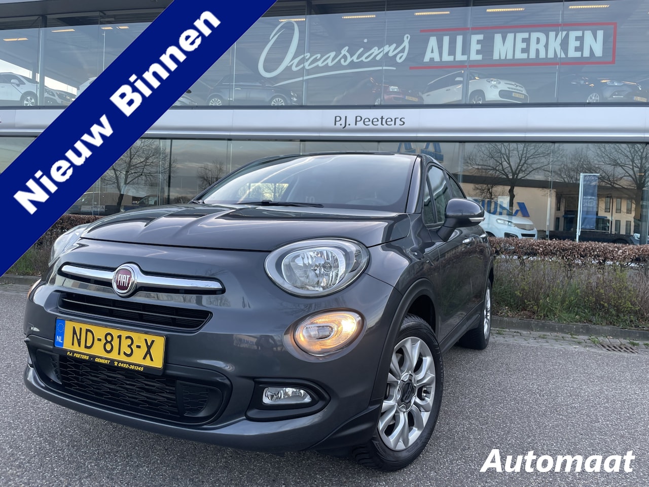 Fiat 500 X - 1.4 Turbo MultiAir PopStar Schuif/ kanteldak - Airco - Cruise control - Navigatie - Parkee - AutoWereld.nl