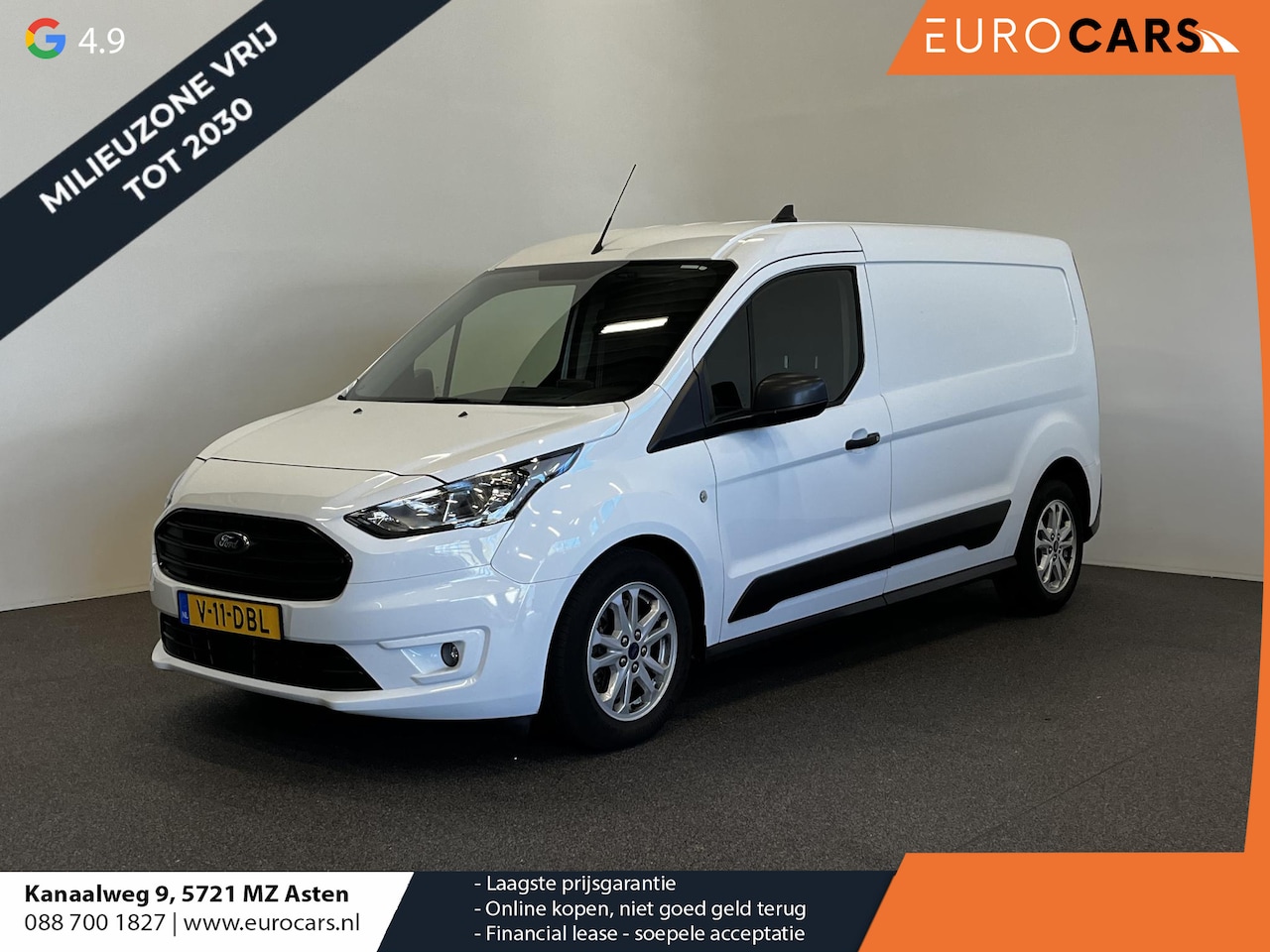 Ford Transit Connect - 1.5 EcoBlue Automaat L2 Trend Navi Airco Parkeersensoren Cruise Control Camera - AutoWereld.nl