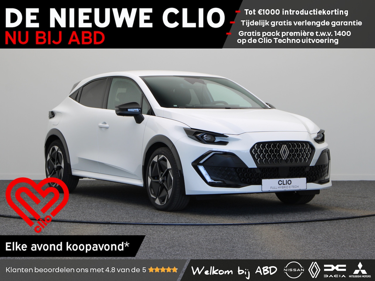 Renault Clio - Techno Full hybrid | Achteruitrijcamera | Adaptive Cruise Control | Elektronisch geregelde - AutoWereld.nl