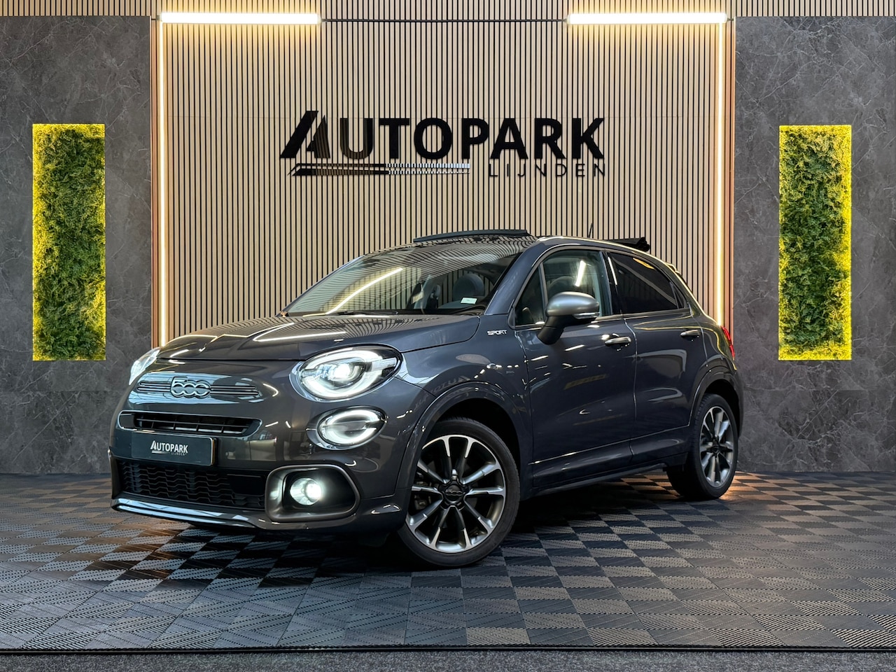 Fiat 500 X - 1.5 Hybrid Sport |CABRIO|OPENDAK| KEYLESS | CAMERA |HALFLEDER | AUTOMAAT |LANE ASSIST|CARP - AutoWereld.nl
