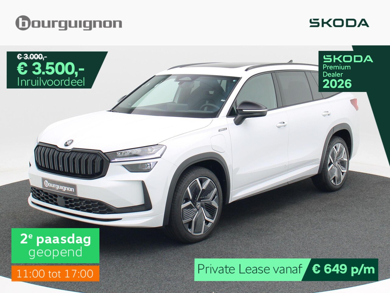 Skoda Kodiaq - Sportline Business 1.5 TSI PHEV 204PK | Trekhaak | Panoramadak | Canton audio | Adaptive c - AutoWereld.nl