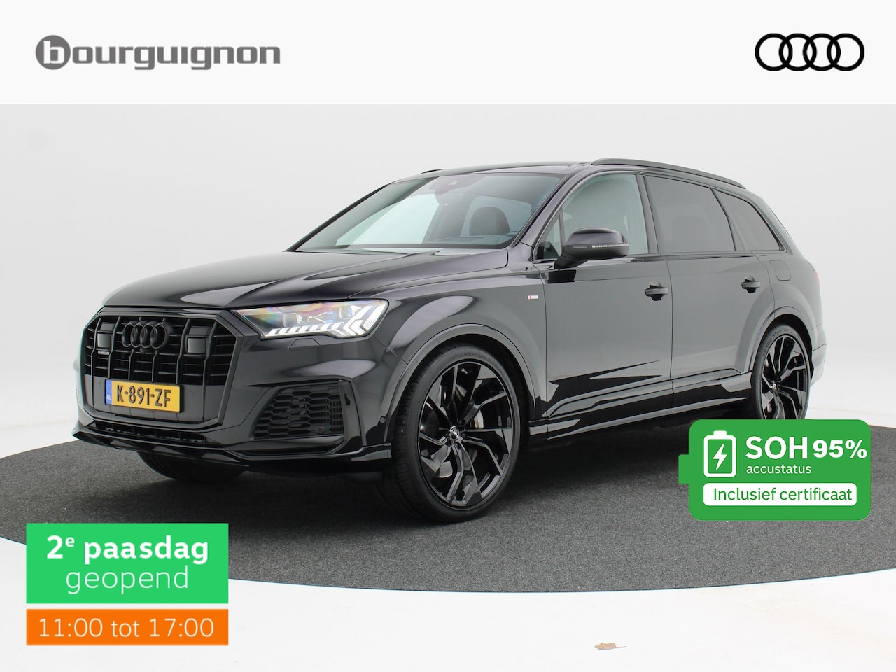 Audi Q7 - 55 TFSi e quattro S-Line 340 Pk Automaat | Luchtvering | Head-Up | B&O Audio | Trekhaak E - AutoWereld.nl