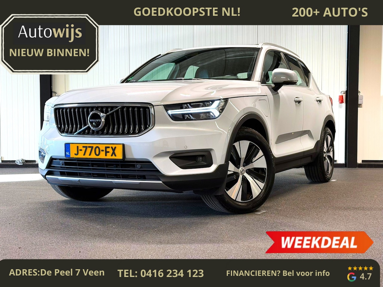 Volvo XC40 - 1.5 T5 Recharge Business Pro|PANO|LEDER|CAMERA|H&K|ACC| - AutoWereld.nl