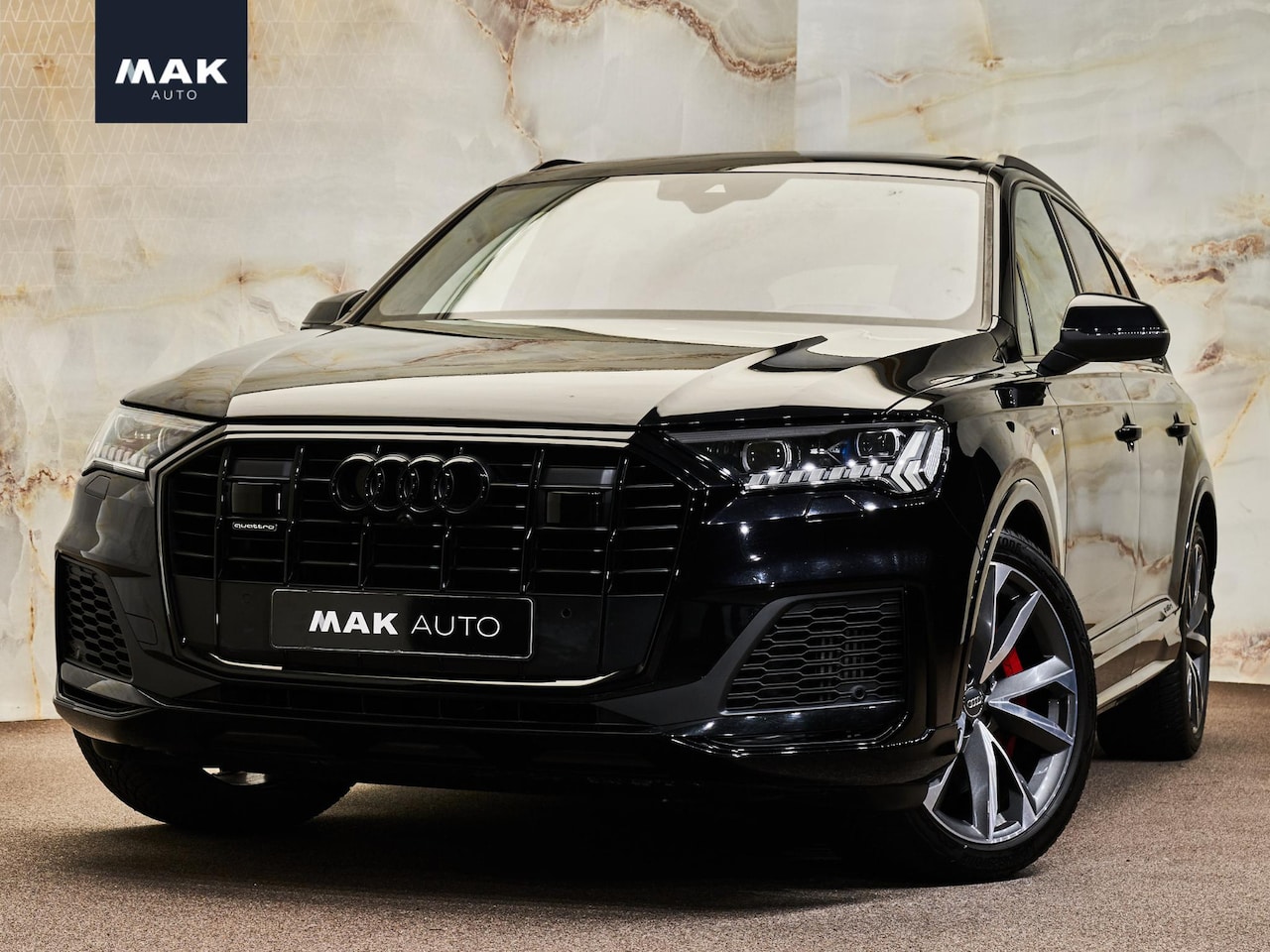 Audi Q7 - 60 TFSI e quattro Competition 60 TFSI e Quattro Competition, S sportstoelen, pano, tr.haak, luchtv., BOSE, HUD, softclos - AutoWereld.nl