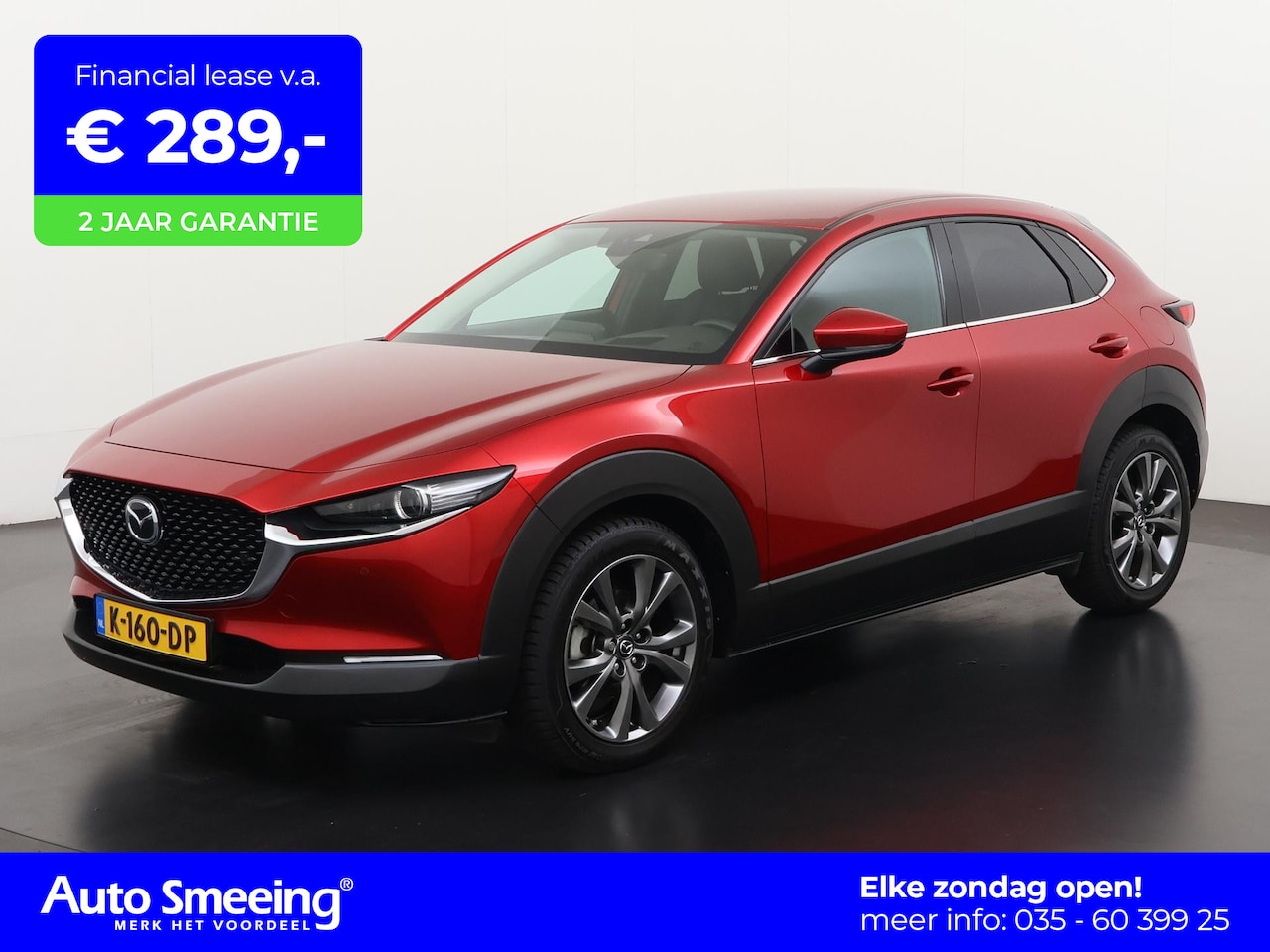 Mazda CX-30 - 2.0 e-SkyActiv-X M Hybrid Luxury | Trekhaak | Leder | Memory stoel | Zondag open! - AutoWereld.nl
