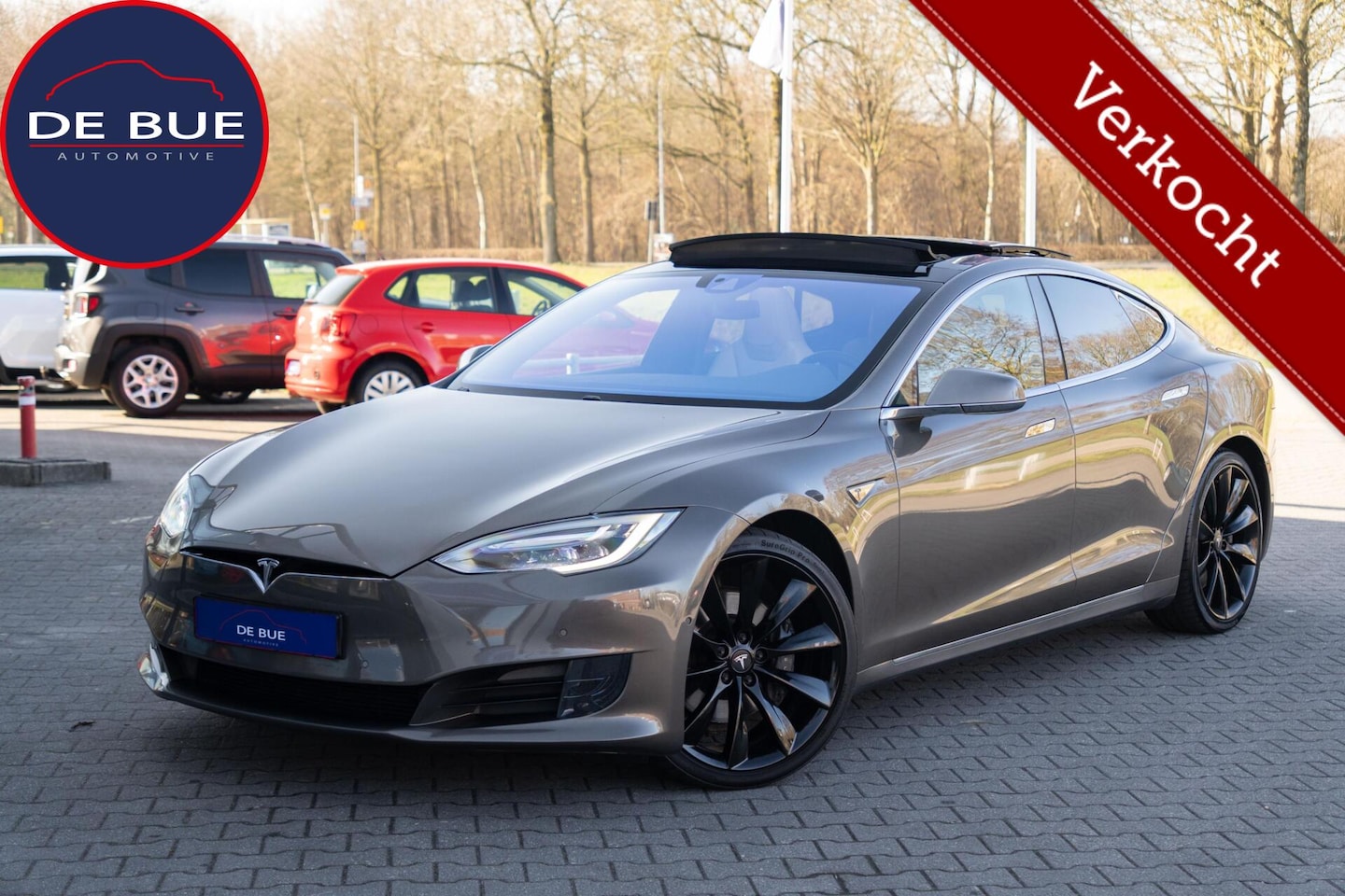 Tesla Model S - Facelift|Free SuperCharge|Panoramadak|BTW|21 inch Turbine|SOH 93|Leder|Titanium|Org. NL|2 - AutoWereld.nl