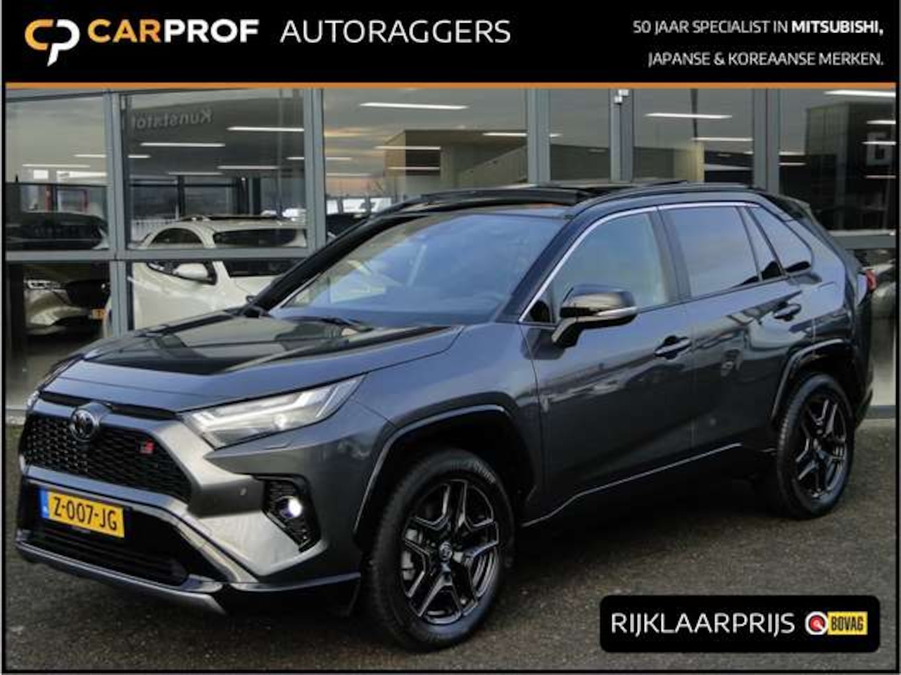 Toyota RAV4 - 2.5 Hybrid AWD GR Sport Origineel Bi-Tone | Pano schuifdak | JBL | Leer & Alcantar - AutoWereld.nl