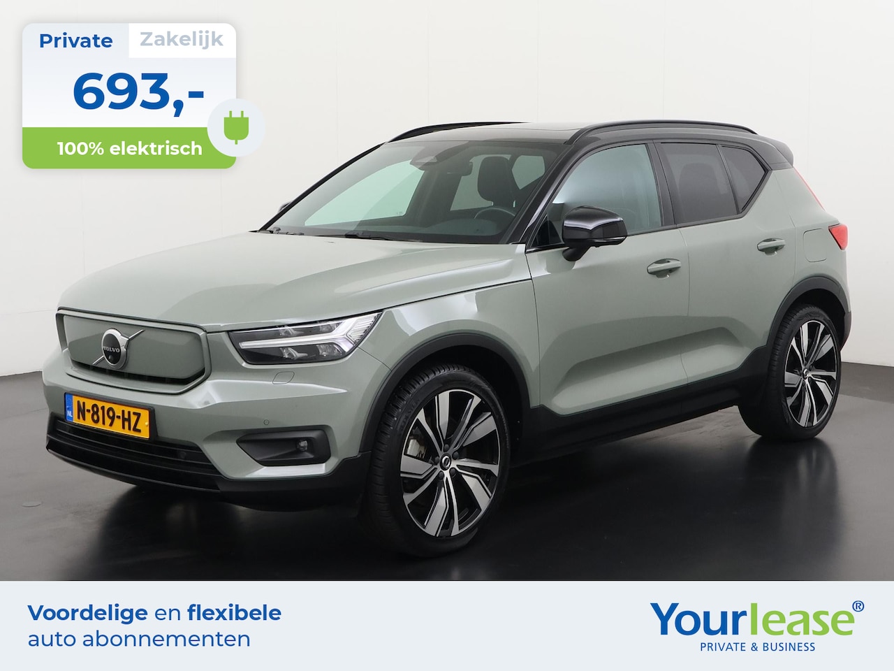 Volvo XC40 - Recharge P8 AWD R-Design | All-in 693,- Private Lease | Direct uit voorraad - AutoWereld.nl