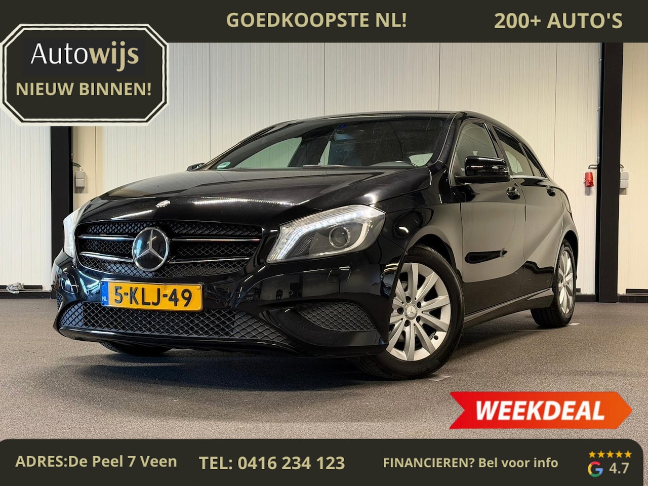 Mercedes-Benz A-klasse - 180|XENON|NAVI|LM-VELG|NL AUTO - AutoWereld.nl