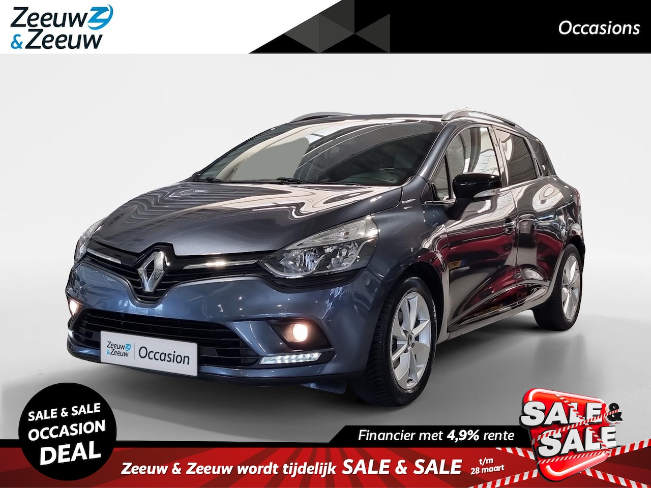 Renault Clio Estate - 0.9 TCe Limited * Dealer Onderhouden * Navigatie * Cruise Control * LM Velgen 16" * Parke - AutoWereld.nl