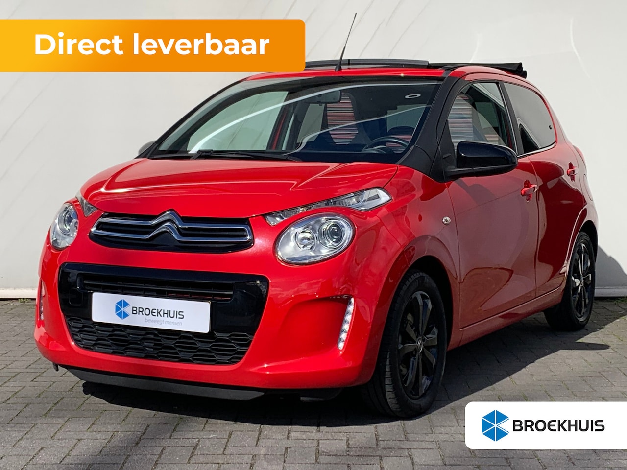 Citroën C1 - 1.0 VTi Airscape Shine Airco | AppleCarplay/ Andoird Auto | Camera | LMV 15" | Elektrisch - AutoWereld.nl