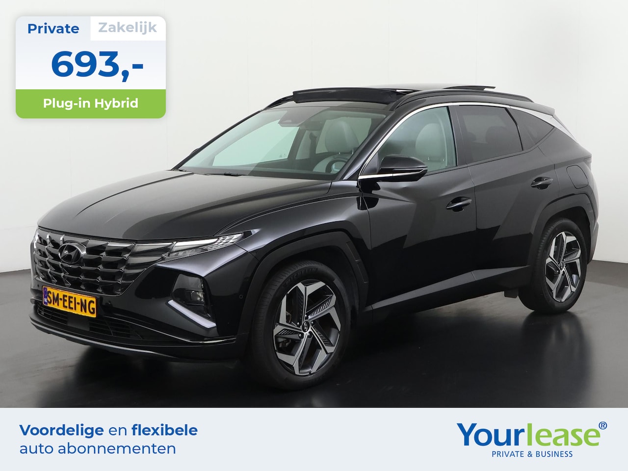 Hyundai Tucson - 1.6 T-GDI PHEV Premium Sky 4WD | All-in 693,- Private Lease | Direct uit voorraad - AutoWereld.nl