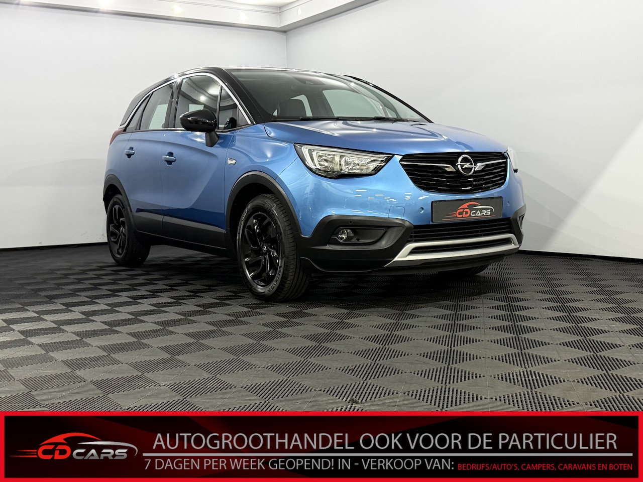 Opel Crossland X - 1.2 Turbo Innovation Camera, Half leder, Navi, Rijstrook correctie, Cruise control, Clima, - AutoWereld.nl
