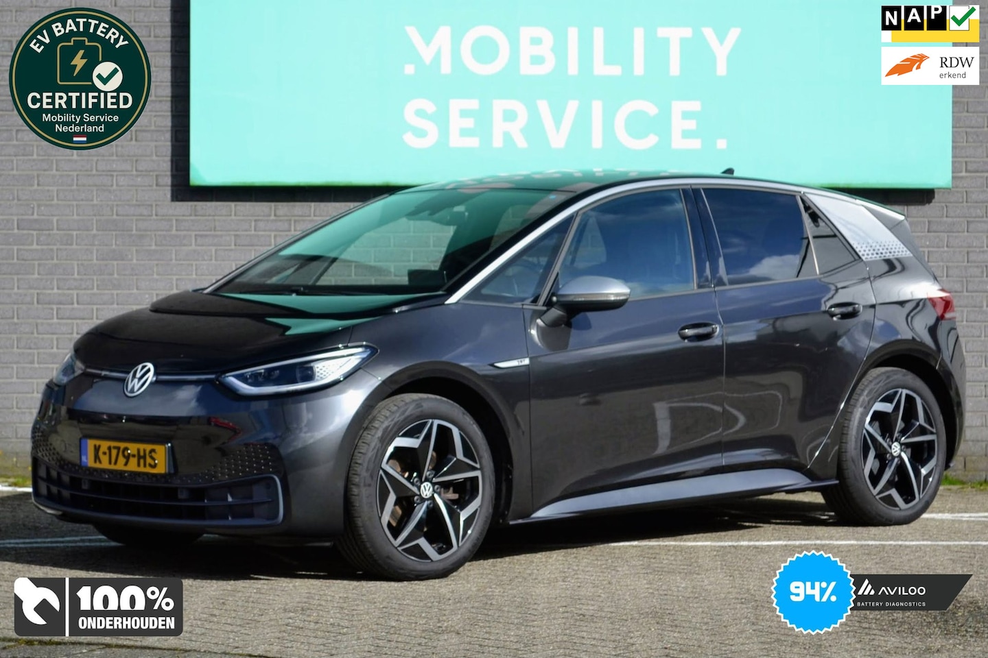 Volkswagen ID.3 - First Plus 58 kWh SOH94% CarPlay ACC Matrix Sfeerverlichting - AutoWereld.nl